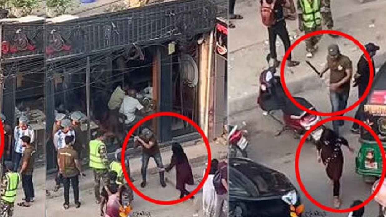 কফিশপে তরুণীকে মারধরে