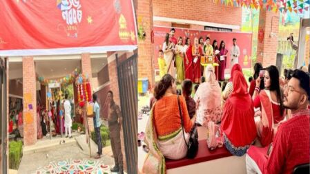 নিউ হরাইজন স্কুলে প্রাণবন্ত বৈশাখী উৎসবের আয়োজন