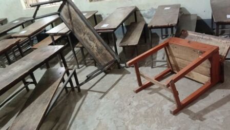 গণিত পরীক্ষা ভালো হয়নি, তাই কেন্দ্র ভাঙচুর