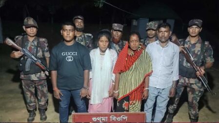 ভারতে অনুপ্রবেশের চেষ্টা, একই পরিবারের ৪ বাংলাদেশি গ্রেপ্তার