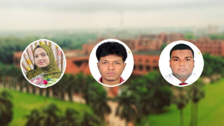 আইইউটি ভর্তি পরীক্ষায় সেরা তিন যারা 